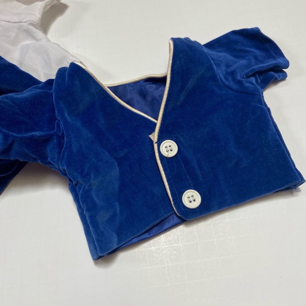 Vintage 1980’s 3 piece Cabbage Patch Kids blue/white doll outfit - Picture 6 of 8